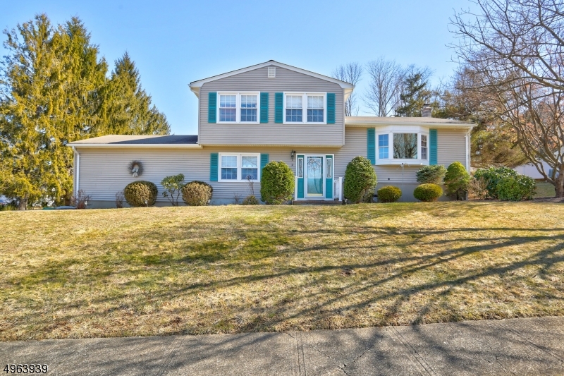 LOCATION, LOCATION, LOCATION! RANKED AMONG THE BEST TOWNS TO LIVE IN WITH ONE OF THE BEST SCHOOL SYSTEMS IN NEW JERSEY! Welcome home to this 3 bedroom, 1.5 bath split level with loads of upgrades and amenities! Light, Bright and Spacious room everywhere. Updated 2011 imported tile in foyer, Open Floor concept kitchen and DR, granite countertops, cozy family room w/wood stove & brick wall, hardwood flrs, updated closets and storage units, updated MB and Bath, newer windows, custom paver patio and fire pit, completely newly fenced in backyard w/ 10x13 shed, new gutters, shutter recently painted...DESIRABLE neighborhood!  Don't miss out on this home!