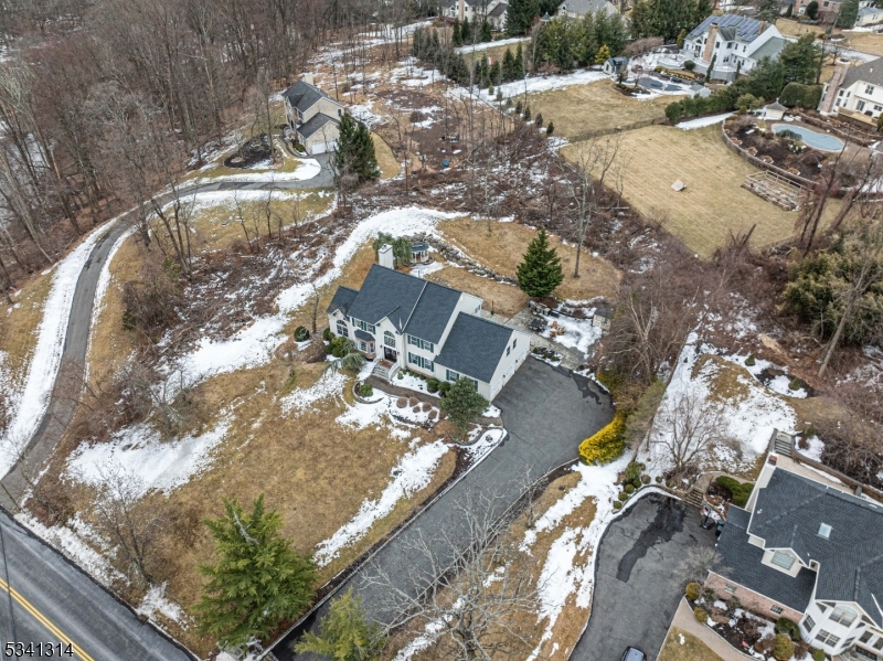 Nestled in one of Denville's most desirable neighborhoods, this home offers an upscale lifestyle set back on a 1+acres. Stately Colonial just as the regal lion statues that greet you at the driveway. Prominently set on a large, level lot. The striking 2-story foyer announces the understated elegance. A grand, yet cozy home accented w/professionally & thoughtfully designed details. The entry is flanked by a spacious dining & living room. Large office or den w/high ceilings. The hub of the home is the family room w/a wood burning fireplace which opens to the Updated Chef's kitchen. Both quartz & butcher block are uniquely stunning, gourmet stainless steel appliances including a professional grade 6 burner gas oven & decorative backsplash. Upstairs find an indulgent primary suite w/not only an oversized bath, walkin closets but a cozy den. A perfect hideaway from the rest of the home, an office or nursery. 3 additional generous sized bedrooms & bath complete the 2nd level. Several options to work from home! Full, partially finished, bsmt. Mudroom transitions you in from the 3 Car Garage. Large windows throughout provide a beautiful ambience, tons of natural light, & stunning views from every corner. The abundance of outdoor living space is a priceless addition to this luxurious home. Blue stone patio, gazebo & hot tub. Come experience tranquility, luxury & privacy right in your own backyard w/all the conveniences of NYC mass transit, easy access to major hwys, shopping & dining.