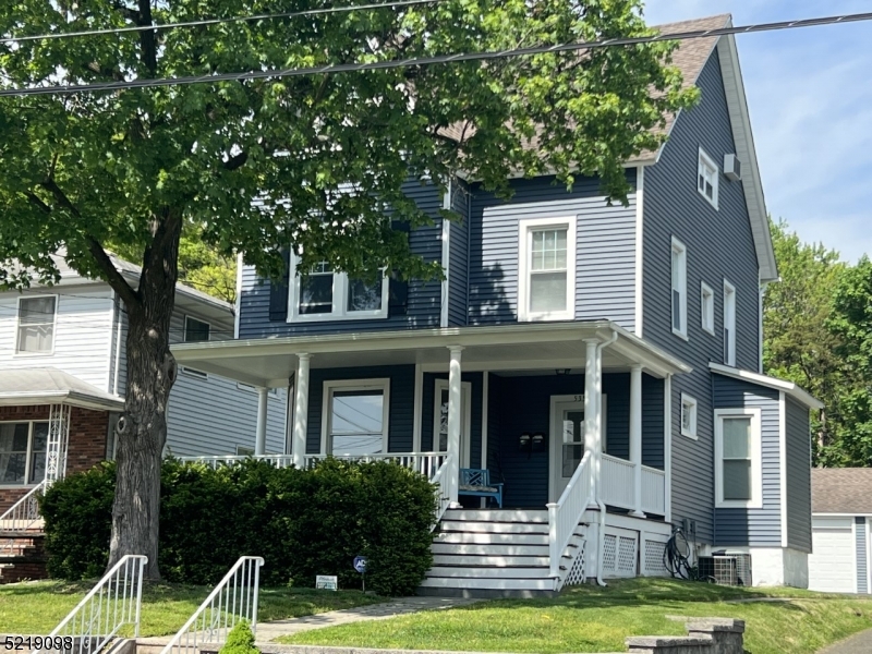 Fantastic location, close to town shopping, Train, restaurants!  Second and third floor apartment.  Tenant has shared use of front covered porch.  Rear yard for entertaining is included as well.  parking for 2 cars.  Garage is not included .  3 bedrooms, 2 full bathrooms. Laundry is in basement through Bilco doors in rear yard. Bedroom 2 is being used as a Dining Room. Currently,  2 & 3rd bedroom are on third Tenant pays 1st $100 repair at each occurrence. Tenant screening through NTN application & Employment  plus income verification. Renter insurance is required.