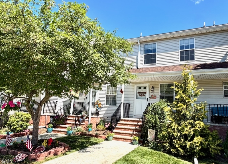 Welcome home to this beautifully updated interior townhome in the highly desirable Concord Ridge community! Step inside to discover a bright, inviting main level featuring stylish updated flooring, a convenient powder room, and a spacious living/dining layout. The stunning eat-in kitchen boasts premium quartz countertops, an undermount sink, classic subway tile backsplash, stainless steel appliances, and direct access to your private outdoor oasis. Enjoy seamless indoor-outdoor living with a newer rear deck and a brand-new patio perfect for relaxing or entertaining. Upstairs, the newly carpeted level offers two generously sized bedrooms with new window screens, plus a stunning, fully renovated full bathroom with modern fixtures. The exceptional living space extends to the lower level, showcasing a beautifully, partially finished basement that offers fantastic flexible space for a home office, gym, or recreation room, plus a large, clean, bright, and dry laundry and storage area. With all major big-ticket items taken care of including a newer HVAC system and newer roof this turnkey home offers total peace of mind. Fantastic pet-friendly community amenities include a pool, tennis courts, trail/paths, clubhouse, playground, and open field space. Truly a must-see!