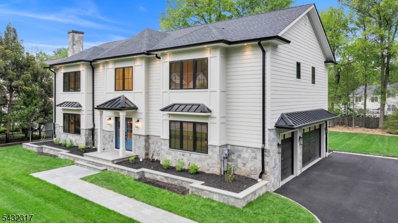 Stunning new construction luxury in sought-after Florham Park! Situated on a prime .5-acre lot, this exceptional home offers over 5,600 sq ft of finished living space with a thoughtfully designed open floor plan and elevated finishes throughout. A grand 2-story foyer creates an impressive arrival experience, while an extensive custom trim package, refined architectural detail, 6" white oak flooring, and sophisticated cove LED lighting throughout the main level elevate the home's modern luxury feel. The chef's kitchen features premium custom cabinetry, stunning Taj Mahal quartz countertops, and high-end Wolf & Sub-Zero built-in appliances, all flowing seamlessly into expansive living and dining areas designed for both everyday living and entertaining. With 6 bedrooms and 6 baths, including a desirable main-level bedroom suite, the layout offers exceptional flexibility for guests, private office space, or additional living needs. Bathrooms feature luxurious heated flooring for added comfort and convenience. The fully finished walkout basement adds incredible living and entertaining space featuring a dedicated media room, private gym room, recreation area, and direct access to the backyard. Extensive professional landscaping, elegant bluestone walkways and patio, beautiful curb appeal, and ample space for a future pool and outdoor retreat. Additional highlights include a 3-car garage and a prime location close to Florham Park's shopping, dining, parks, and major commuter routes.