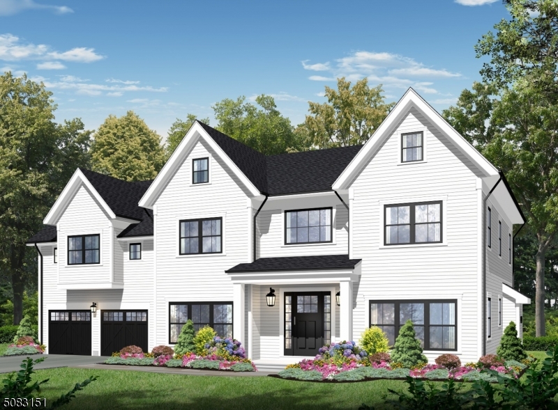New construction home to be built on prestigious "Mansion Row" in Chatham Borough. 7 bedrooms, 6 1/2 bath colonial with all the luxuries and conveniences buyers are looking for. Top of the line appliances, custom trim work throughout & fabulous floor plan. All bedrooms with en-suites, first floor office/bedroom, lower level rec room, gym, bedroom and full bath. The walk out basement will lead to a lovely yard perfect for entertaining and play. Photo is of builders past project. Home will be very similar.