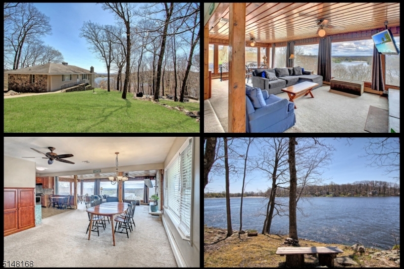Spacious 3 Bedroom, 3 FULL Bath Ranch with Walk-out Lower Level is set on 1.81 Acres of LAKEFRONT property with Spectacular Views.  Light & Bright Home has an OPEN FLOOR PLAN for Easy Entertaining & Features an Updated Kitchen with Granite Counters + 23' Deck off Kitchen for Grilling & Sipping Coffee while watching the Seasons change.  Wall of Windows in Living Rm & also in Family Rm gives you Perpetual Views of the Lake & Skyline. You will Love the 2 Full-Wall Fireplaces with Wood-Burning Stove Inserts, Central Air, + Whole House Water Filter System. You will Appreciate that Most Windows are Updated & All Appliances & Window Treatments are Included. The Expansive Property offers opportunity for Creative Landscaping Design & Flower Gardens, while the 40' x 18' Paver Patio provides Great Space for Outdoor Entertaining as you Relax & Enjoy Views of the Lake from your own Private Oasis. You can also Stroll the Winding Nature Path from the House down to the Lake. The Walk-out Lower Level has 3 Rooms and offers Endless Possibilities for Creating another Finished Area for a Leisure Room, Craft Room, Home Gym, Office, etc and you will still have the 27' x 18' Storage Area for all your Stuff! ENJOY the White Meadow Lake Lifestyle with Year-round Activities, Clubhouse, Day Camp, Pre-School, Gorgeous Lake with Boating, Fishing, Swimming, + 3 Beaches, Pools, Playgrounds, Tennis & Basketball Courts, Athletic Fields, Neighborhood Stores & So Much More! YOU WILL LOVE LIVING HERE!
