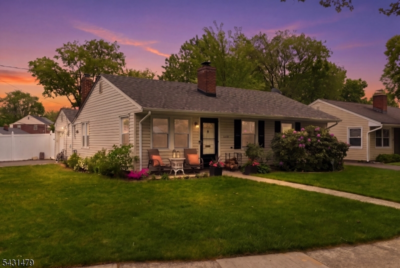 One-floor living in this well-maintained 3-bedroom ranch set on a large corner lot in one of Rahway's most convenient locations. Great curb appeal welcomes you into the no-step entry living room featuring a wood-burning fireplace, built-in shelves, and an open flow to the dining room. The updated eat-in kitchen features a stylish wood accent wall and opens to a spacious bonus room addition offering flexible living space ideal for a family room, media room, workout area, or additional dining space. An oversized attached garage provides excellent storage options. Outside, enjoy a fenced backyard with patio and storage shed, plus a two-car-width driveway with Belgium block edging for added parking and curb appeal. Major updates include a roof under 2 years old, newer central air, and updated windows. Conveniently located just minutes from downtown Rahway's restaurants, shops, and events, approximately 1 mile to the Rahway train station with direct NYC service, and close to Routes 1 & 9, the Garden State Parkway, Route 78, Newark Airport, Menlo Park Mall, Woodbridge Center, Target, Home Depot, grocery stores, coffee shops, and more.A rare combination of one-floor convenience, flexible living space, outdoor privacy, storage, parking, and location.  This home qualifies for a Community  Mortgage Program with a below-market interest rate, no PMI insurance and as little as 5% down payment, and no income or asset limitations.