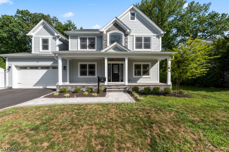 Welcome to this meticulous Northwest-facing central hall Colonial New Home with extremely convenient access to local elementary, middle, and high schools.  Enjoy the tranquility of a private Cul-De-Sac while being just steps away from shops, Banks, parks and public transportation. The first floor foyer opens up into an expansive Living room, family room,  and dining room.  The unique 6-bedroom, 5.5 bath design offers  full baths on each floor from basement to Attic, hardwood throughout the whole house, finished basement and finished attic with  full baths and additional recreational space, a front open porch, a patio in the back, Hardie Plank siding, 8 Exterior cameras , this home is set up to entertain.  Detailed floor plan  available upon request.
