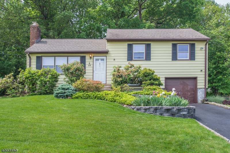 Bright, Lovely Split Level located in the desirable Country Wood section of Cedar Knolls. Meticulously Maintained. Shows pride of ownership. Lovingly cared for 45 years. Lots of Generous Room Sizes to Spread Out & Make Your Own! Beautiful HW Floors Throughout. Bright & Sunny living space. Large Eat-in Kitchen offers stunning oak cabinets, tray ceiling, butlers pantry, wall of windows & sliders to deck. Separate DR plus formal LR w/WB fireplace.  2nd Level boasts large mstr en-suite & 2 addtl bdrms & full bath. 4 bdrm on ground level along w/PR, garage access & walkout to backyard. Unfinished bsmt is a huge BONUS providing plenty of storage in addition to 1 car garage. Enjoy the private backyard w/deck & paver patio. Twp has a pool, community center, etc. Easy access into DWTN Morristown & Morris Plains.
