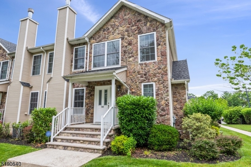 Impressive, spacious Townhome with 3 bedrooms,  2 full and 1 half bathroom, nestled on a cul-de-sac facing the woods and very private in the sought-after Maple Woods community. The complex offers swimming pool, tennis courts, close to schools, parks, shopping, restaurants, major highways and NJ Transit Station. The living is easy in this impeccable townhome featuring gleaming hardwood floors, large windows, recessed lighting with soft and neutral decor. Entertain in the Living Room with an elegant fireplace, dining area next to a balcony. The kitchen features granite counters, stainless steal appliances, and plenty of cabinetry. The second floor offers a spacious master suite with a walk-in closet and en-suite bathroom, 2 additional bedrooms and a full bath in the hallway. The finished basement offers additional space, recreation room, laundry and plenty of storage.
