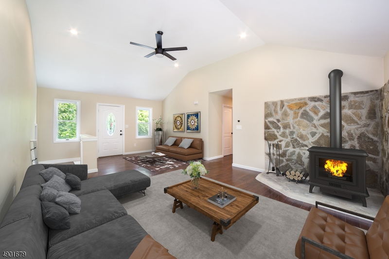 Beautifully renovated 3 bedroom, 2 full bath ranch on park like lot. Brand new roof siding, windows,electric, plumbing. High efficient heating/A.C,  Brand new stainless steel appliances and heating/cooling system. All you need to do is move right in!