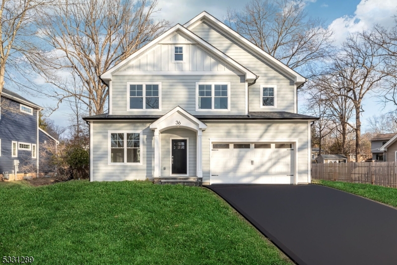 New Construction by New Providence's premiere, award winning builder. His latest project features a superb layout with 5 BRs (one on 1st floor), 4.1 baths, 2 car garage & finished basement with 9 ft. ceilings. Nestled in a highly desirable neighborhood, this quality built home is a testament to luxury & craftsmanship with ample space for living & entertaining. The open concept gourmet kitchen is equipped with Thermador appliances, quartz counters & backsplash, custom cabinetry & walk in pantry. The luxurious primary suite offers a private sanctuary, complete with a spa-like bathroom and walk in closet. A first floor BR provides versatility for guests or as a home office. Closets are outfitted with custom shelving to optimize storage space. Additional features include a mudroom, butler's pantry, laundry room with cabinetry & sink, 8x8 ft. sliding door, paver patio, spacious center island, underground sprinklers. The large, level lot provides outdoor space for recreational activities, gardening or relaxing. Only a short walk to Oakwood Park, which features a playground, turfed fields, bocce court, outdoor ice skating & hiking trails. Builders' 10 Year Warranty. Highly ranked New Providence public schools & an easy commute to NYC. Don't miss this opportunity!