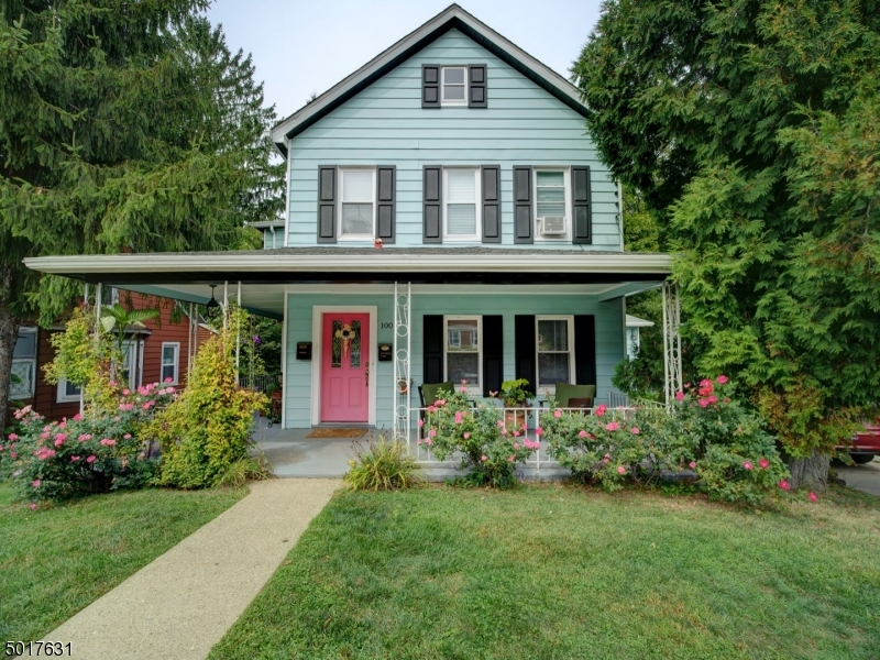 DON'T PASS BY THIS TERRIFIC INVESTMENT OPPORTUNITY! TWO FAMILY HOME IN NETCONG WITH INVITING WRAPAROUND PORCH. 1ST FLOOR APT FEATURES UPDATED KITCHEN WITH GRANITE COUNTERTOPS, GLASS BACKSPLASH AND STAINLESS STEEL APPLIANCES. SECOND FLOOR APARTMENT IS 2 BEDROOM, 1 BATH WITH LIVING ROOM AND DINING ROOM, NEWER WASHER & DRYER IN WALKOUT BASEMENT THAT LEADS OUT TO TREE-LINED PRIVATE YARD. WALK UP ATTIC PERFECT FOR STORAGE. DETACHED, OVERSIZED, ONE-CAR GARAGE WITH LOFT.  1ST FLOOR IS CURRENTLY OWNER OCCUPIED; 2ND FLOOR TENANT IS MONTH TO MONTH. GAS HOOKUP IN STREET. SUPER CONVENIENT LOCATION- WALK TO TOWN & TRAIN STATION- garage sold "as is"