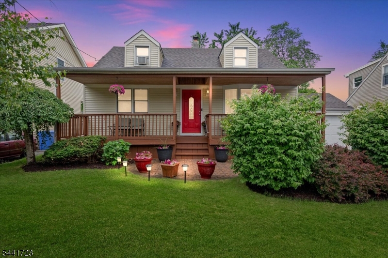 Welcome to this beautifully maintained 4-bedroom, 2-bath Cape Cod situated on a tranquil South Plainfield street. The inviting front porch spans across the length of the home and adds to the living space. This home features a spacious layout, updated kitchen and baths, hardwood floors, and a partially finished basement offering additional space which can be used as a rec room. 2nd level has loft space for a home office, a large primary & another bedroom including a renovated bath. Enjoy summer days in the above-ground pool and private backyard, perfect for entertaining or relaxing. Conveniently located near parks, schools, shopping, and major transportation routes, this move-in-ready home offers the perfect combination of comfort, space, and value. Worry free roof '18 & hot water heater ' 26.