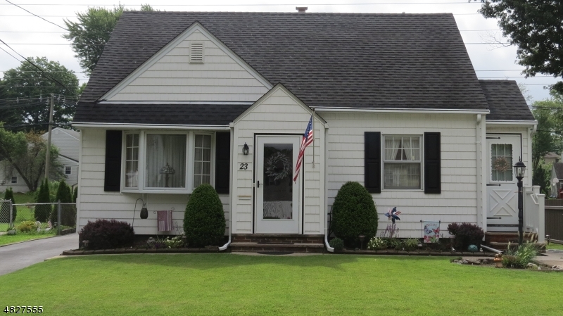 Charming move-in ready Cape that has been well cared for in the beautiful Richfield section of Clifton. New furnace in 2017, water htr in 2016, new roof & siding in 2013.  Relax in the exceptional backyard that has gray trex composite deck w/awning that was done in 2017. Home already prepped for central air. Close to schools, shopping, restaurants, NYC busing and all major highways.This is a must see!