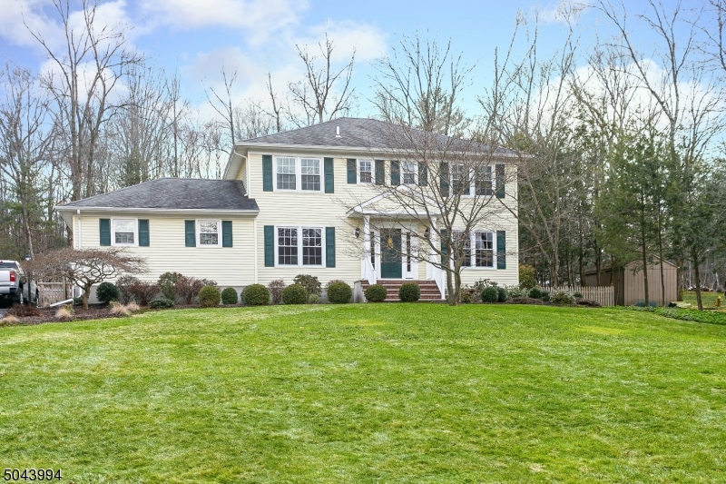 MAGAZINE WORTHY!! MAGNIFICENT STATELY COLONIAL ON A CUL-DE-SAC STREET IN THE "ALEXANDRIA" SEC OF ROXBURY. SITUATED ON OVER 1 ACRE OF PRIVATE PROPERTY.  EXQUISITE DETAILS THROUGHOUT! UPDATED KITCHEN W/ FARM STYLE SINK, GRANITE COUNTERS, S/S APPLIANCES, ALL NEWER FIXTURES, IMPRESSIVE WOOD WORK THROUGH OUT INCLUDES, CROWN MOLDING, BEAD BOARDING, DETAL MOLDINGS AND PICTURE FRAME WAINESCOTING. TASTEFULLY DECORATED NEUTRALLY. SPACIOUS FORMAL DINING RM, FAMILY RM FEAT NAT GAS FIREPLACE. 4 GENEROUS SIZED BEDROOMS, MASTER BATH STYLISHLY UPDATED PLUS WALK-IN CLOSET. PART FIN BASEMENT AREA, GREAT FOR REC SPACE & XTRA OFFICE AREA. LAUNDRY/MUD RM ON 1ST FLOOR. SUPER SIZED DECK OVERLOOKING METICULOUS GROUNDS. TRANQUIL SMALL FISH POND, SHED INCLUDED! DONT MISS THIS OPPORTUNITY TO OWN THIS INCREDIBLE HOME!