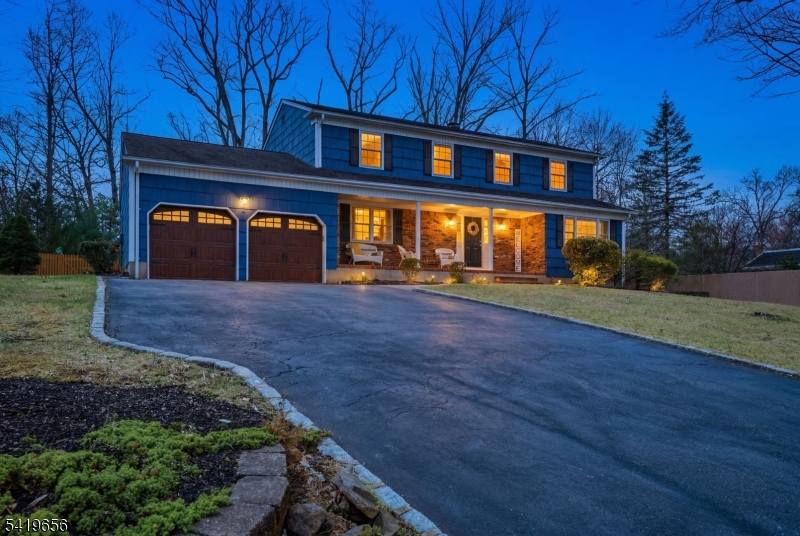 LOCATION, LOCATION, LOCATION! Homes on this quiet cul-de-sac rarely become available. This well-maintained colonial offers 4 BR, 2.5 BA, timeless charm, a welcoming porch, and large driveway. Set on 0.59 acres, the fully fenced backyard offers exceptional space with a large deck and endless possibilities for entertaining, play, or relaxing outdoors. Inside, enjoy an inviting foyer with 2 coat closets, formal dining room, spacious living room, and hardwood floors throughout most of the 1st & 2nd levels. The eat-in kitchen features a breakfast area and sliders to the deck. Off the kitchen is a laundry room with washer/dryer, sink, coat hooks, side entrance, and direct access to the 2-car garage. The family room with brick wood-burning fireplace opens to the patio, with a private office tucked behind. Upstairs offers 4 generously sized bedrooms, including a primary suite with large closet and vanity, plus hall bath with double sinks. Unfinished basement with French drain is clean and ready for a gym, rec room, or future expansion. Located in Hanover Twp with low taxes, top-rated schools, major highways nearby, approx. 3 miles to Morristown, plus Whole Foods, Trader Joe's, Wegmans & NYC trains close by. Updates: BRAND NEW BOILER (March 2026), fireplace cleaned (2026), hot water heater (2023), central air (2020), 2 garage doors/motors (2020), hardwood floors refinished (2018). ***Best & Final Offers due Wed. April 15th at Noon.