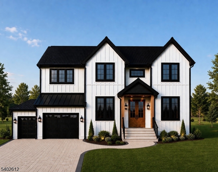 Custom 4-bed, 2.5-bath Readington home with 3,183 sq ft of luxurious living, including a semi-finished basement and 2-car garage. Framing is complete! Open concept first floor features hardwood floors, crown molding, formal dining, and a Great Room with a gas/wood fireplace. The kitchen with the works includes: quartz countertops, Quaker cabinets, professional electric range, LG appliances, island, pantry, and wet bar. The Primary Suite boasts cathedral ceiling, oversized skylight, dual walk- in closets with custom cabinetry, and spa-like en-suite bath. The home features three additional bedrooms, Jack & Jill bath, and high-end finishes throughout. Additional extras include two-zone Rheem HVAC, Anderson windows, and insulated garage provide comfort and efficiency. No expense spared with the paver patio, landscaped lawns, and white stucco foundation. Come see the exceptional craftsmanship, timeless design, and modern amenities make this home perfect for you in the serene Readington setting.