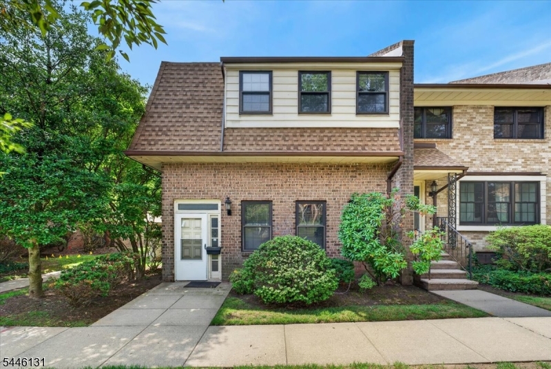 This townhome offers a functional layout with views of the private courtyard and a private patio, providing additional outdoor space to relax or enjoy everyday living. The main level features a spacious living room, formal dining room, and a sunny eat-in kitchen with plenty of room for dining and meal preparation.Upstairs, you'll find three generously sized bedrooms and two and a half bathrooms, including a primary bedroom with its own en-suite bathroom. A finished basement adds valuable flex space that can be used for a recreation area, office, workout room, or additional living space to fit a variety of needs. The property also includes a two-car garage for convenient parking and extra storage.Located in a well-established community, this property is just steps from NYC bus service, with a nearby train station making commuting simple. Downtown Cranford is within walking distance and offers a variety of restaurants, coffee shops, a movie theater, fitness centers, and other local amenities, providing convenient access to shopping, dining, and entertainment.