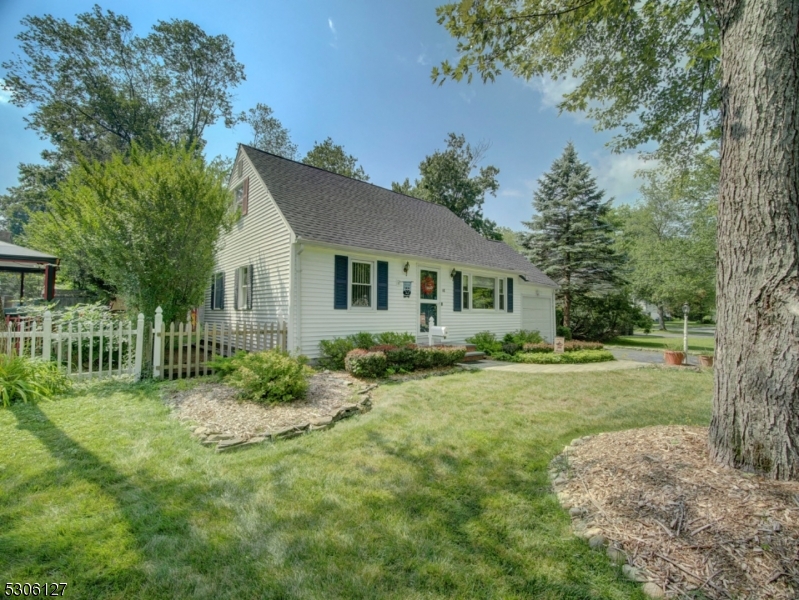 Location, Location, Location! 3 bedroom + den Cape Cod in desirable Beachcrest community in Florham Park. Roof is only 2 years old.  On the first level, there is the main bedroom plus a den (currently used as an office), formal dining room (garage was converted), eat-in kitchen, mud room, laundry and full bath.  Wood underneath all carpets. Two additional bedrooms share the 2nd floor with plenty of storage space and great expansion potential.  Backyard is spacious and fenced. Shed being sold as is. This home is conveniently located close to all shopping, dining and is less than 2 miles to Chatham Train Station.