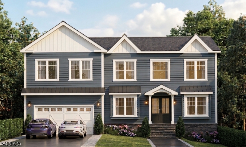 Brand new construction in Livingston offering over 5,000 sq ft of thoughtfully designed living space across three finished levels, set on just under half an acre lot, steps from Hillside Elementary School. A grand foyer with 20' high ceiling and herringbone hardwood flooring sets the tone, leading into a main level with 10' ceilings, red oak hardwood floors, and detailed millwork throughout. The layout is anchored by a gourmet kitchen featuring an L-shaped island, custom cabinetry, high end appliances and a walk-in pantry flowing seamlessly into the family room with a gas fireplace and sliding doors to the deck. The first floor also includes formal living and dining rooms with coffered ceilings, a private office, en-suite bedroom, mudroom, and powder room. Upstairs features a primary suite with dual walk-in closets and a spa-style bath with double vanity and soaking tub, along with three additional en-suite bedrooms, an additional office and a centrally located laundry room. The finished lower level offers recreation space with a wet bar, gym and an additional ensuite bedroom.A 2-car attached garage, and a fenced backyard with privacy trees completes this home. Ideally located near parks, houses of worship, and NYC transportation. Includes a 10-year new construction warranty. Expected Completion Nov' 26