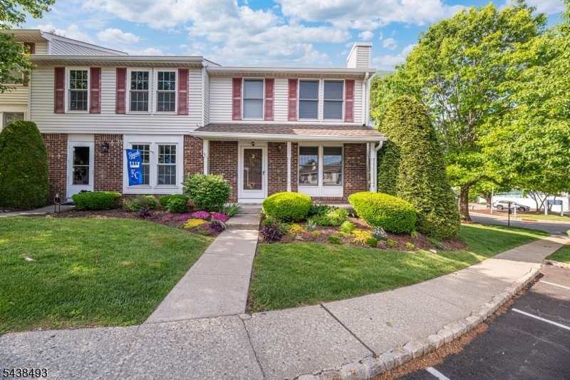 Ideally located across from the community pool and clubhouse in the beautiful community of Franklin Meadows.  As you walk into this spacious end unit, you'll find a well-lit living room and as you continue through the hallway, you'll enter into a cozy kitchenette with extra counter space and cabinets followed by the sunny and open kitchen with access to the back deck. Upstairs provides two large owner style suites, each with its own full bathroom and one with a generous walk-in closet.  The back deck is a great space for outdoor entertaining while the western facing front porch is an exceptional place to watch countless sunsets.  Enjoy the convenience  of a commuter friendly location minutes from Route 23 and just down the road from local grocery stores, shopping, and restaurants.