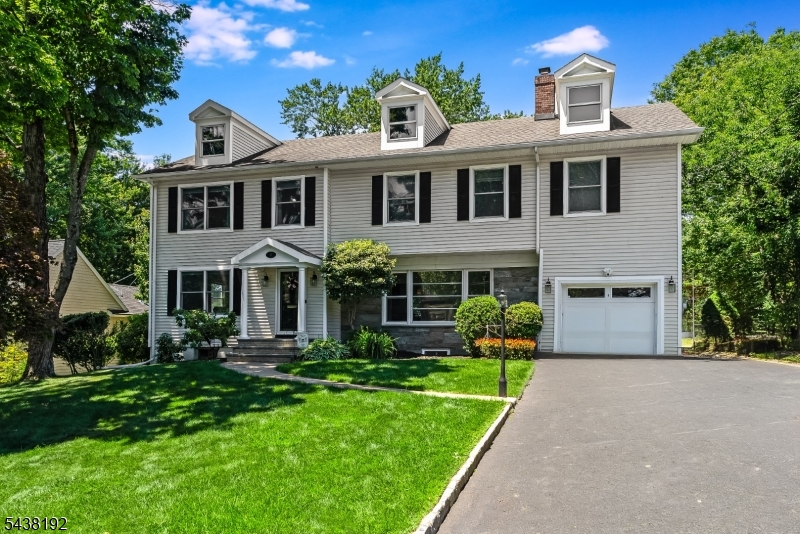 Welcome to 15 Harvey Drive, surrounded by a blend of classic homes and newer construction, this exceptional neighborhood is sought after for its location and generously sized yards. The sun-filled living room features a wood-burning fireplace framed by custom built-ins, creating a warm and inviting gathering space. This versatile first floor is great for working from home, or entertaining with ease. A first-floor bedroom is conveniently located near a full bath, while the formal dining room can easily serve as a sixth bedroom or private office.The spacious eat-in kitchen offers abundant storage, including a walk-in pantry, and flows seamlessly into the comfortable den. Here, an electric fireplace adds ambiance and the glass doors overlook the deck and pool area, providing the perfect setting for everyday living and entertainment.Upstairs, the luxurious primary suite boasts soaring ceilings, two walk-in closets, dressing area and a spa-inspired bath. Three additional bedrooms and a full bath provide ample accommodation, while a conveniently located laundry room enhances functionality.The finished lower level is truly a standout feature. Enjoy movie nights and game day celebrations in the media room and host friends in the tucked-away tavern! A full bath on this level adds convenience and flexibility for guests. With exceptional living space and outstanding entertainment areas both inside and out, Experience this Summit favorite for yourself. WALK OR 3 MIN DRIVE TO NJT.