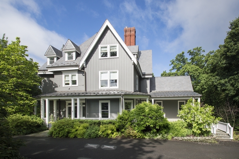 Classic Victorian with a modern vibe and practically in downtown Summit! One of a kind in-town estate offering .89 acre private park-like property, completely renovated with sleek designer elements. Custom high end Siematic eat-in kitchen, renovated baths, high ceilings, hardwood floors, spacious rooms, and newer systems throughout.  Incredible outdoor entertaining spaces with wrap around porches, large screened porch, beautiful deck and lovely manicured private property.  Great light throughout and ready for immediate occupancy! Circular driveway adds to the impressive curb appeal.  Perfectly situated in a coveted Summit neighborhood yet 3 blocks to town.  Lifestyle, property, amenities, and location!