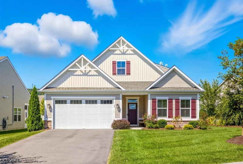 Better than new Palladio model, full of upgrades with country club style living at Ryan Homes Mansfield Meadows. You couldn't buy this home new for close to this price!  Just 7 years young on an established manicured lot next to open space, this impeccably maintained modern and upgraded expanded ranch with first floor primary suite and 2nd bedroom has high-end finishes and offers community pool, clubhouse and more. Some upgrades include recessed lighting, custom window blinds on all windows, extensive moldings, engineered wood flooring, extensive custom landscaping, 2 car garage, covered patio with natural gas grill hookup, multizone HVAC, huge kitchen island, cabinets with pull out shelves, under cabinet lighting and walk-in pantry open to dining area and living room, flex room for home office, dining room or other, huge loft on 2nd floor along with 3rd bedroom and full bath, walk-in attic storage/utility room and so much more!