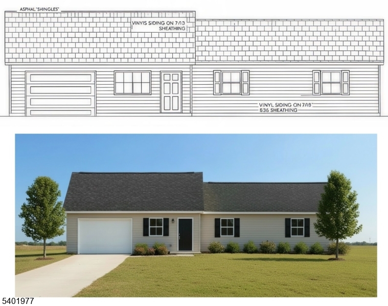 TO BE BUILT...Enjoy a new custom ranch featuring 3 bedrooms including a primary suite with full bath. Open concept kitchen, living and dining area. One car attached garage, utility room and laundry room.