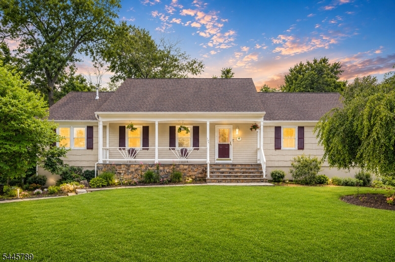Perfectly positioned on a quiet cul-de-sac just a short distance from the Gillette train station, this beautifully expanded ranch blends space, comfort, and convenience. A charming front porch, stone walkway, and lush landscaping create exceptional curb appeal.Inside, the timeless floor plan is thoughtfully updated with recessed lighting throughout and designed for both everyday living and effortless entertaining. The sun-filled Family Room flows into the Dining Room, while the updated Kitchen with adjacent Laundry Room opens to the Living Room, featuring a cozy fireplace and sliding doors to a screened-in porch overlooking the private backyard.A rare NJ find, the main level offers multiple bedrooms, including a private Primary Suite with a custom closet system, private deck, and spa-like bath featuring heated floors and a Jacuzzi tub. Two additional bedrooms and a full bath complete the bedroom wing.Upstairs, you'll find a versatile loft, two spacious bedrooms, an updated full bath, and a large walk-in attic for exceptional storage. The finished walk-out lower level adds a Recreation Room, mudroom, powder room, utility/storage room with the 2022 HVAC system for the main level, and direct access to the oversized two-car garage with an EV charging port.Move-in ready and thoughtfully updated, this exceptional home is close to top-rated schools, shopping, dining, parks, major highways, and commuter rail offering the perfect balance of comfort, lifestyle, and location.