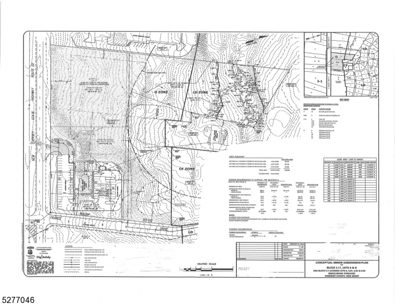 UNBELIEVABLE: 6.70 ACRES ON RT 22 WEST LOCATED IN THE O/LD ZONE (OFFICE ZONE AND LOW DENSITY RESIDENTIAL) IN BRANCHBURG, A PRESTIGIOUS SOMERSET COUNTY LOCATION, PERMITTED USES PROFESSIONAL OFFICES, MEDICAL OFFICES, CHILD CARE, THE SITE IS SERVICED BY ALL PUBLIC UTILITIES INCLUDING WATER, SEWER, ELECTRIC & GAS, EXCELLENT DEMOGRAPHICS, 34,000 CARS A DAY PASS THIS SITE LOT # 6.02 & 6.03