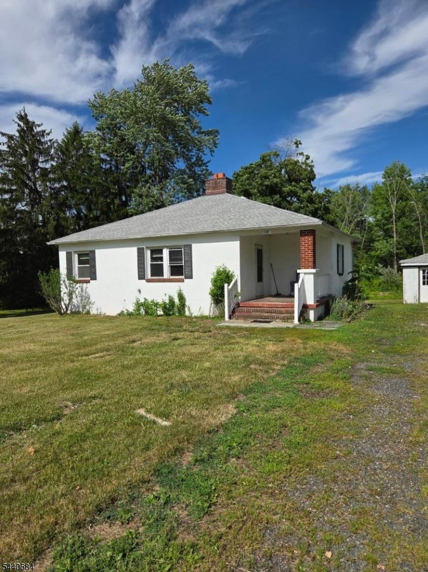Well maintained 2 Bedroom Ranch, on 1.63 acres. It features a fireplace in the living room, an oversize garage, and a basement.  It is located in a area of commercial properties on Route 202 which makes it perfect for lawyers, doctors, or accountants. With a variance, this property has potential for commercial use.  Just a short distancce from the heart of Flemington.  No smoking permitted on premise.