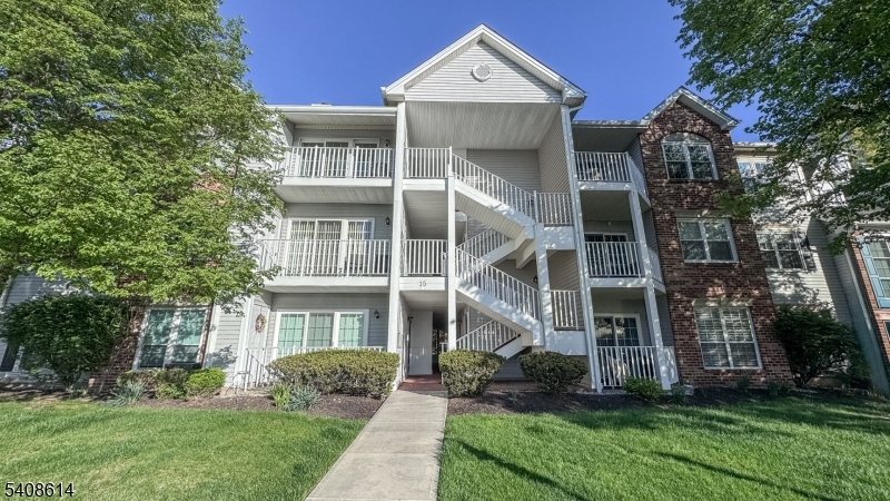 Welcome to this charming 2 Bedroom, 2 Bath home located in the sought-after Society Hill community in Branchburg. Well maintained inside & in a great neighborhood, just awaiting your personal touch. Step into the spacious Living Rm featuring a vaulted ceiling with soaring skylights that really open up the space. Ceramic tile flooring flows effortlessly throughout. Sliding glass doors here lead to a private balcony, where you can relax and enjoy nature views. The formal Dining Rm is perfect for entertaining dinner guests with a pass through window through to the Kitchen for easy conversation. Eat in Kitchen offers SS appliances, ceramic tile flooring, and a plethora of cabinetry for storing kitchen needs. Down the hall, the main full bath with tub shower + 2 generous Bedrooms inc the Primary Suite. Primary Bedroom boasts elegant crown molding, a WIC and its own private ensuite bath stall shower. In unit Laundry is so convenient. All of this and more, with amenities to indulge - Clubhouse activities, Outdoor Pool, Tennis Courts, & Playground. Close to shopping, dining, parks, & schools, + public transportation and major rds for easy commuting. Don't miss out on the chance to make this your new home. Come & see!!