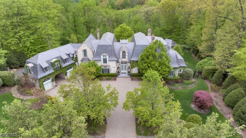 ELEGANT COUNTRY FRENCH CHATEAU! 2.47 LUSH, EXQUISITELY LANDSCAPED ACRES. CUSTOM BUILT STUNNING MASTERPIECE WITH INCREDIBLE ATTENTION TO DETAIL. SOARING CEILINGS! OUTSTANDING WOODWORK!   7 BEDROOMS. 7 FULL AND 3 HALF BATHS. 4-CAR GARAGE. SLATE ROOF. THIS INCREDIBLY PRIVATE PROPERTY INCLUDES AN INVITING GUNITE POOL, SPA, PATIO, FULL SERVICE CABANA AND MORE! SADDLE RIVER LIVING AT ITS FINEST!!
