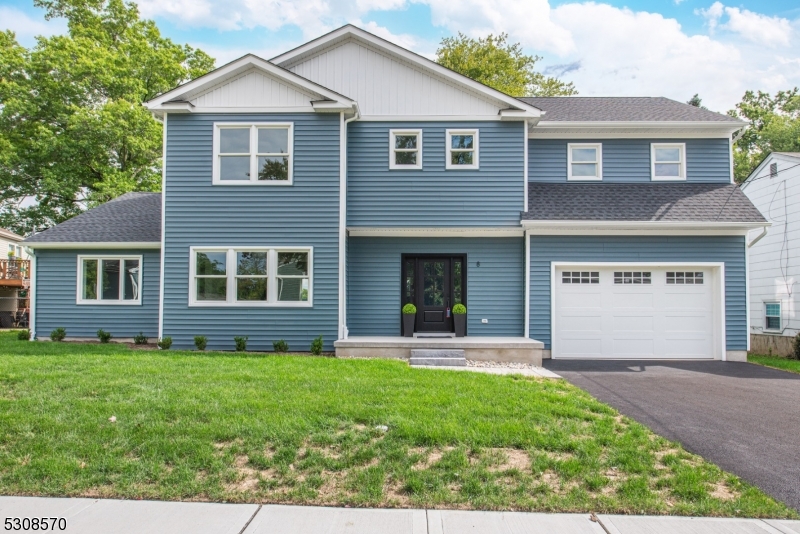 Welcome to this completely renovated 5 bedroom, 3.5 bath custom colonial! Located in the desirable town of Parsippany, close to highways, shopping, Lake Parsippany, and great schools. Gorgeous kitchen with high ceilings, quartz counter tops, stainless steel JennAir appliances, center island, and sliders out to the patio. Flexible first floor plan that you can tailor to your specific needs! First floor includes the family room, dining room, living room, built in dry bar, powder room, huge coat/storage closet, and in-law suite/first floor primary suite. The second floor has 4 bedrooms, including the primary bedroom with ensuite bathroom and a huge walk in closet with custom shelving, laundry room and the main bathroom. Hardwood floors through out both floors. 2 finished basements, brand new driveway, patio and landscaping! You don't want to miss this opportunity to move right in to this gorgeous home! LA related to seller.