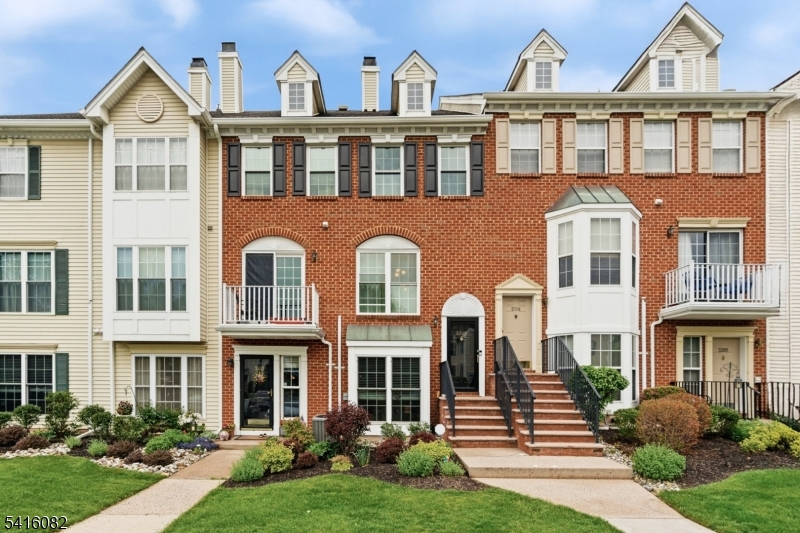 Move right into this beautifully maintained townhouse in the highly desirable Glenbrooke community! This spacious 2-bedroom, 2.5 bath home offers a well-designed, functional layout with generous room sizes throughout. The bright and airy living/dining area is filled with natural light and features a cozy gas fireplace and sliding doors that lead to a private deck perfect for relaxing or entertaining. The updated kitchen is equipped with stainless steel appliances, and the home has been freshly painted with stylishly updated bathrooms. Upstairs, the primary suite impresses with vaulted ceilings, ample closet space and a private bath, while the second bedroom also offers ample space and comfort. Residents enjoy resort-style amenities including a clubhouse, swimming pool, tennis courts, and playground, all set within beautifully landscaped grounds. A private parking space is included for added convenience. Ideally located just minutes from major highways (Routes 22, 287, 78, 202, and 206). Close to Bridgewater Commons Mall and vibrant downtown Somerville, offering restaurants, entertainment, and direct train access to NYC perfect for commuters. Situated in the highly rated Bridgewater-Raritan Regional School District and near scenic parks and outdoor recreation. This move-in ready home truly has it all!