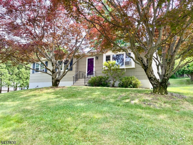 Bright and very well cared for ranch boasts beautiful hardwood floors throughout. Spacious living room with picture windows for plenty of natural sunlight. Formal dining room with sliding glass doors opening to large deck for barbecuing & entertaining. Master bedroom has hardwood floors under carpet and a half bath. Roomy 2nd & 3rd bedrooms, all freshly painted. Big hall bath with linen closet. Finished basement with wood stove, full bath, and laundry area. Basement hallway has closets for plenty of storage. 2 car garage and extra parking fits 6 more cars. Lots of private backyard space to enjoy, do some gardening, or just relax. Near shopping, restaurants, train, highways, and 5 minutes from charming Morristown. This house is a real gem!
