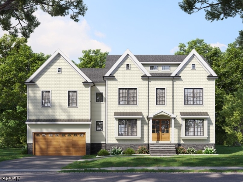 This exceptional new construction home showcases the finest in luxury living, featuring high-end finishes, refined architectural details, soaring ceilings, and rich hardwood floors throughout. Thoughtfully designed for both everyday comfort and elegant entertaining, the home offers seven bedrooms, seven full baths, and two powder rooms. A seamless open-concept layout highlights the stunning kitchen and family room, anchored by a fireplace and designed for gathering. The chef's kitchen is equipped with professional-grade appliances, an oversized pantry, and abundant cabinetry, while sliding doors open to a beautifully landscaped, level backyard with a paver patio with perfect flow for indoor-outdoor living. A flexible sitting room/home office adds versatility to the main level, along with a convenient in-law suite and a mudroom with direct access to the oversized garage. Upstairs, the private primary suite is a true retreat, featuring two walk-in closets, an accessory room, and a spa-like bath. Four additional bedrooms, each with en suite baths, and a well-appointed laundry room complete the second level. The incredible lower level expands the living space with a large recreation room, gym, bedroom, and full bath offering endless possibilities for work, wellness, and play. An added bonus is the finished third level with a powder room.