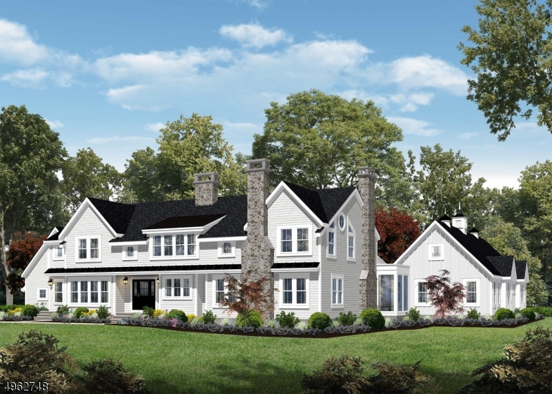 A Once In A Lifetime Custom Designed Home with every amenity and feature a buyer could dream of! Luxurious open floor plan, Large Custom Windows flood home with sunlight, Chef inspired designed kitchen flanks casual dining and Fine Dining Room, and fall in love with the tremendously sized Family Rm/ Fireplace. Tour the Amazing 1st floor Master Bedroom Suite with additional large bedrooms/baths on 2nd floor. Marvel at the Finished Lower Level with Recreation Rm and so much more! The 5 acres of property features the perfect outdoor entertainment area with patios wrapped around lush woodlands and the ultimate in privacy. The 4 car garage will delight all (2 car attached and 2 car detached). Still time to customize home to your preference! Swimming Pool is an add on option.