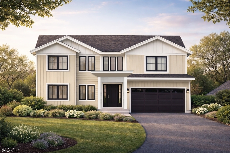 Elegance and thoughtful design define this exceptional New Construction home, offering approx 4000 sq ft of beautifully finished living space, including a fully finished walk-up basement. Featuring 6 bedrooms and 5.5 baths, this home is set in a highly sought-after neighborhood. The main level is designed for both everyday living and effortless entertaining, featuring a formal dining room, a spacious family room with an accent fireplace, and a stunning kitchen with breakfast area. The kitchen is complemented by a butler's pantry and an additional walk-in pantry. Sliding doors from the breakfast area lead to a covered patio, creating seamless indoor-outdoor living. A private first-floor en-suite, powder room, and well-appointed living spaces complete this level. Upstairs, the luxurious primary suite offers a private balcony, expansive walk-in closet, and spa-like bath. This level also includes an additional en-suite bedroom, two more bedrooms with a shared bath, and a dedicated laundry room. The finished walk-up basement adds versatility with a recreation space, second laundry, an additional bedroom, and a full bath. Comes with 10 Year Warranty. Ideally located near highways, shopping, dining, and houses of worship, this home is a must see!