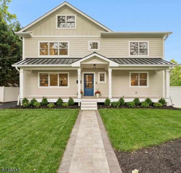 Exquisitely crafted custom farmhouse colonial offering approx 5900 sq ft of finished living space spanning 4 stunning levels. Meticulously designed w/exceptional attention to detail & architectural sophistication, this showstopper impresses from the moment you arrive w/a gracious plantation style porch. Enter into a foyer that guides you through an open concept modern home. An open DR/FR are drenched w/natural light & flow seamlessly into a custom-designed Crincoli chef's kitchen featuring Monogram appliances, quartz countertops, oversized center island, beverage center, & custom cabinetry. A gigantic mudroom w/custom built-ins & pantry provides access to a paver patio overlooking level grounds perfect for entertaining. Completing the first floor are a full bath, formal LR, & main level en-suite bedroom. The 2nd level features a primary suite w/sitting area, boutique style WIC, spa-like bath w/soaking tub, separate water closet w/oversized shower & dressing area, a total oasis! A 2nd equally impressive en-suite bedroom, 3rd large bedroom, hall bath & fully equipped laundry w/Electrolux appliances complete this level. A finished 3rd level offers an additional bedroom & rec room/flex space an amazing private retreat! The finished LL offers a full bath, 2nd laundry room, wine cellar, guest bedroom, abundant closet space, extensive storage & ample entertaining space w/access to backyard through a private entrance. This stately home was meticulously designed & perfectly appointed.