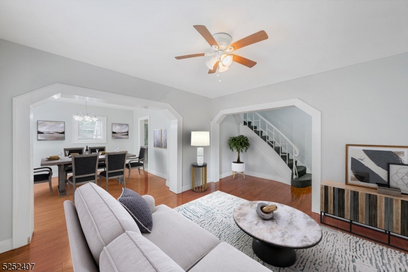 This charming Colonial home, located in North Plainfield, has undergone a stunning renovation in the last five years, ensuring a modern and comfortable living space. The property boasts three bedrooms and two full bathrooms. As you move through the home, you'll appreciate the new floors that span across the living spaces. The flooring not only adds to the aesthetic appeal but also contributes to the overall sense of cleanliness and sophistication. Fresh paint graces the interior, bringing a bright and welcoming atmosphere to every room. The neutral color palette chosen enhances the sense of space and allows for personalization with your own furnishings and decor. This Colonial home includes a finished attic, providing additional versatile space for a home office or playroom. The unfinished basement offers potential for further customization, whether you envision a home gym, entertainment area, or additional storage space.For convenience, the property features a spacious driveway capable of accommodating three cars, ensuring ample parking. Although there is no garage, the driveway provides secure off-street parking. New sewer installed from basement to street.  Situated in the vibrant community of North Plainfield, this renovated home is not just a residence but a place where modern comforts blend seamlessly with classic charm. With its thoughtful updates and versatile spaces, this property is ready to welcome you home. Close to major highways and shopping.