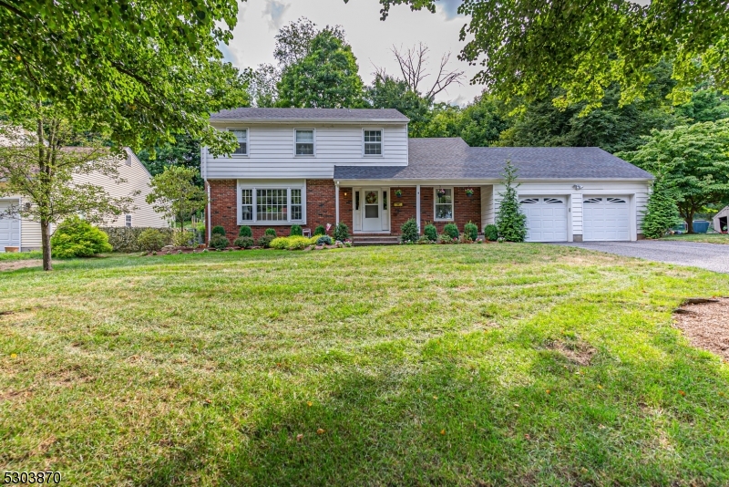Heart of Parsippany!! This Classic Center Hall Colonial is nestled in the desirable Sand Hill Estates Section off Littleton Road. Picture Perfect Cul De Sac & Tree Lined Street. Flowing, classic layout great for entertaining. Foyer is bookended by formal living room & family room. Both boasting large windows. Functional eat in kitchen & natural gas cooking. Large Family Room with slider to backyard patio. Convenient powder room. Upstairs 4 large bedrooms - including a primary suite which boasts an updated en-suite w/ stall shower. Full, unfinished basement- tons of potential to finish. Large 2 car garage provides even more storage. New roof, furnace, a/c unit, water heater. Only 2-3 years young.  Nice paver patio & lawn! Backyard offers a ton of privacy, completely fenced in. Situated in a great location with easy access to all life's conveniences- close proximity to NYC-Direct train station (Morris Plains or Denville), bus stops, shopping & parks. Enjoy bustling Dwtn Denville, Morristown or choose to visit historic Mt Tabor. EZ access to major hwys, mass transit & top-rated Parsippany schools.