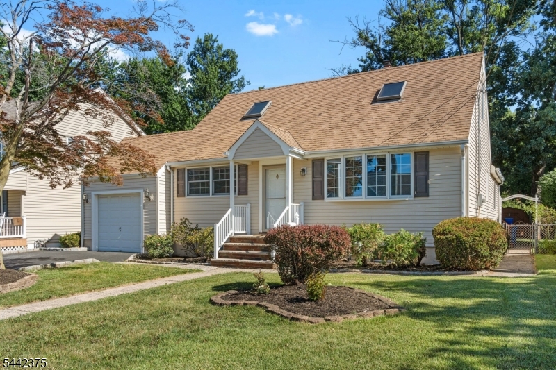 Welcome home to this beautifully maintained Cape Cod offering both generous living spaces and endless potential. Nestled on a residential street close to both schools and parks - this inviting home features recently refinished gleaming hardwood floors, abundant natural light, and four bedrooms spread out on a layout designed for comfortable everyday living. The spacious living room welcomes you with oversized windows, creating a warm and inviting atmosphere. The oversized eat-in kitchen is the heart of the home, featuring extensive cabinetry, abundant counter space, stainless steel appliances, recessed lighting, and ample room for both cooking and casual dining. Sliding glass doors lead to the backyard deck, making indoor-outdoor entertaining effortless. Complete with a partly finished basement and an attached garage, this home checks all the boxes!Outside, enjoy a level backyard surrounded by mature trees, providing privacy and plenty of room for entertaining, gardening, or simply relaxing on the deck. Make an appointment today!