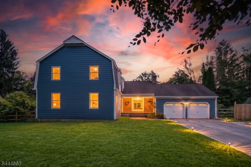 Welcome to 2 Chester Woods Drive.  Situated on just over 3 acres, this spacious home has over 3,200 sq ft of finished living space with 4 bedrooms and 2.1 bathrooms with hardwood floors and tile throughout.  The first floor features a large eat-in kitchen, living room with a fireplace, a formal dining room, and a family room.  The second floor has 4 bedrooms and 2 full bathrooms.  The 5th room on the second floor can be used as an office or flex room. The partially finished basement has over 1,200 sq ft of space with plenty of storage.  Outside, you will find an expansive fenced-in yard, a freshly painted deck, a beautiful in-ground pool, and a hot tub.  This home is conveniently located just minutes away from the Chester Township school district and historical downtown filled with quaint restaurants, shopping, and entertainment.