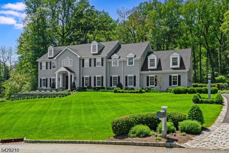 Nestled in Brookrace, one of Mendham Township's most coveted neighborhoods, this beautifully maintained 2001 home backs directly to Schiff Nature Preserve with private access to over 12 miles of trails and 780 acres of protected land. Set on one of the community's largest lots, spanning almost 3 acres with a substantial level portion of the rear yard, the property offers exceptional privacy and outdoor living.A bright two-story foyer with a grand curved staircase welcomes you through a new wood front door. Inside, extensive moldings, arched entries, tray ceilings, and a thoughtful floor plan include formal living and dining rooms, family room, private office, and a new designer eat-in kitchen with high-end Miele and Wolf appliances.The second floor features five bedrooms, including a spacious primary suite with a sitting room, fireplace, and dual walk-in California Closets. Four additional bedrooms and two full baths complete this level.The finished walkout lower level adds over 1,700 sq ft with a gym, wine cellar, kitchen, powder room, patio access, and flexible recreation space.Outdoor amenities include newly laid bluestone patios, mature landscaping, outdoor lighting, a hand-built wood-burning fireplace, Lynx grilling station, and Big Green Egg. Additional upgrades include three new garage doors, new driveway, new roof, and a whole-house generator.  Lake privileges for fishing and canoeing, award winning schools, and public utilities.