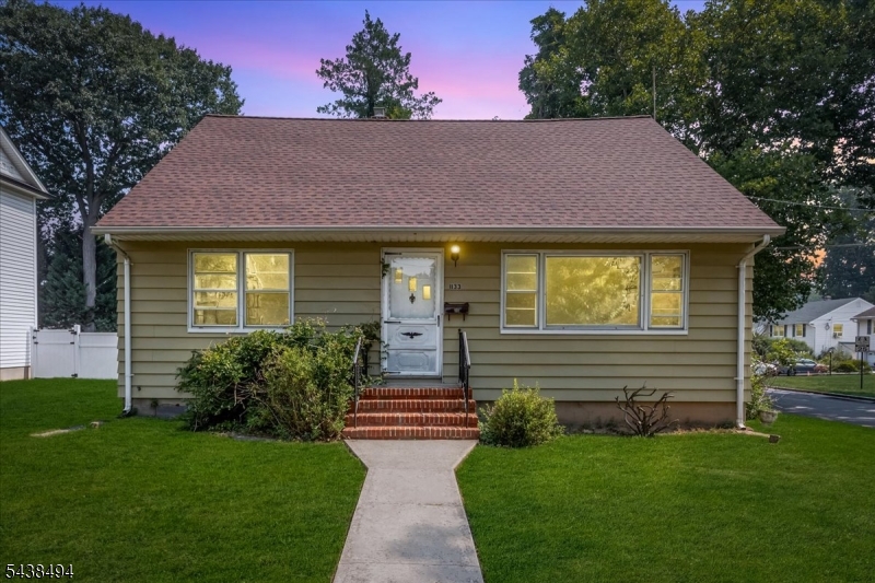 Freshly painted 4-bedroom, 2-full bathroom Cape located in one of Scotch Plains' most desirable neighborhoods. Offering a flexible floor plan and plenty of living space, this home is ready for its next owner.  The first floor features a bright living room, separate dining room, eat-in kitchen with stainless steel appliances, two bedrooms, and a full bathroom, providing the convenience of one-floor living. The second floor offers two additional generously sized bedrooms and a second full bathroom, creating a comfortable retreat for guests, or a home office.  The basement includes a spacious recreation room providing valuable additional living space, also there is a large storage area. A detached one-car garage adds convenience and extra storage.  Conveniently located near parks, schools, shopping, restaurants, major highways, and public transportation, this classic Scotch Plains Cape offers a wonderful opportunity to make it your own.