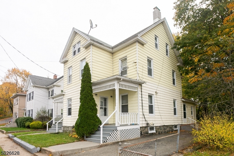 GREAT INVESTMENT PROPERTY! THIS LG INCOME PRODUCING PROPERTY CONSISTS OF 2 UNITS W/ 12 BEDRMS SIDE BY SIDE DUPLEX. BOTH UNITS HAVE SEP UTILITIES, FULL BASEMENTS & DRIVEWAYS. PREAPPROVED BUYERS ONLY. EACH SIDE HAS 3 LEVELS OF LIVING SPACE W/ 6 BEDROOMS, LIV RM, DIN RM, KITCHENS, 2 BATHS, WALK IN CLOSETS, 2 MUDROOMS, AND A PORCHES. 2 SEPARATE NAT GAS HEATING SYSTEMS (NEWER) ALL SEPARATE UTILITIES, THERMOSTATS ON EVERY LEVEL. TENANTS PAY ALL UTILITIES. INLC HEAT, HOT WATER/COLD WATER UTILITIES .ELECTRIC AND SEWER. BEAUTIFUL LEVEL BACKYARD. GRET LOCATION, CONVENIENT TO TRAIN STATION, RT 46, 10, 80, AND 206. SEPARATE DRIVEWAYS W/ AMPLE PARKING.