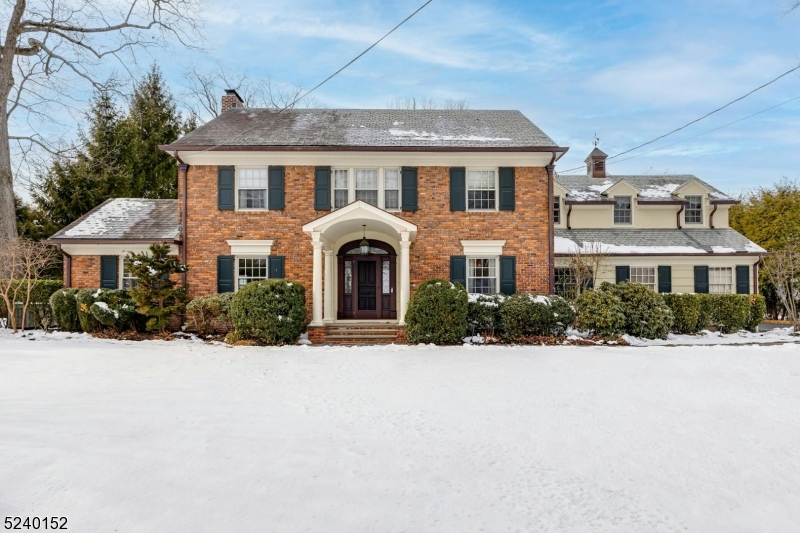 FOR COMP PURPOSES ONLY. Pristine and beautifully updated classic Center Hall Colonial, meticulously maintained, brimming with charm and handsome detail, all in outstanding condition!  Three floors of fabulous light filled living space with great room flow and floor plan. Three fireplaces plus exterior terrace with fireplace, overlooking ELCC golf course, with panoramic views right up to the Watchung Mts.