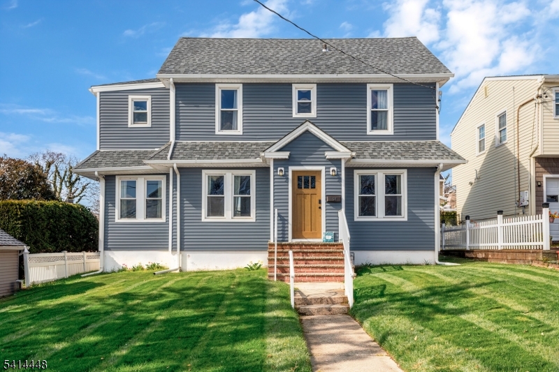 Fully renovated in 2021 and ideally located in the heart of Edison's Clara Barton section, this three bedroom home offers modern updates, thoughtful design, and a commuter friendly location just minutes from downtown Metuchen and direct NYC train service. The bright and welcoming open concept first floor features beautiful white oak flooring and recessed lighting, creating a clean, cohesive aesthetic. The stunning kitchen is anchored by quartz countertops, stainless steel appliances, and 42 inch cabinetry. Its generous prep space and open flow make it equally suited for everyday living and effortless entertaining. The second level includes three bedrooms and two full baths, highlighted by a primary suite with walk-in closet and modern ensuite bath with tiled walk-in shower, offering a comfortable retreat at the end of the day. Two additional bedrooms, one featuring custom closets and beautiful millwork, along with the main bath, complete this level. Outside, enjoy a large private yard with room to relax or entertain, a detached two car garage, and a newly paved driveway and sidewalk. Smart home features include app controlled door locks, thermostats, and lighting, and the home is pre-wired for a security system. A dry basement with high ceilings offers expansion potential, while the newer heating system, central air, and roof provide peace of mind and low maintenance homeownership. Turn key and designed for today's lifestyle, your next chapter begins here.