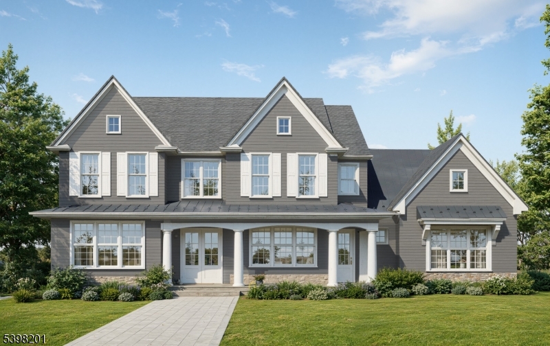 Welcome to 9 Old Chester Road in the luxurious town of Essex Fells. This new construction home will be built by the award-winning Canuso Homes in one of New Jersey's most desirable towns. This home offers over 7,200 SF of finished space on a almost 1 acre lot. A welcoming front porch leads into a sunlit, open-concept interior featuring high-end finishes throughout. The chef's kitchen boasts state-of-the-art appliances and a hidden butler's kitchen. The main floor also includes a full in-law suite, formal dining room, and flexible living spaces. Upstairs, the owner's suite is a private retreat with a large walk-in closet and a spa-like en-suite with a steam shower and soaking tub. The third level offers one more bedroom and a full bath. Additional highlights include a 3-car garage, fully finished basement with a bedroom, full bath, large recreation area, and home theatre or simulator option. Estimated completion: End of 2026. Schedule your tour today!