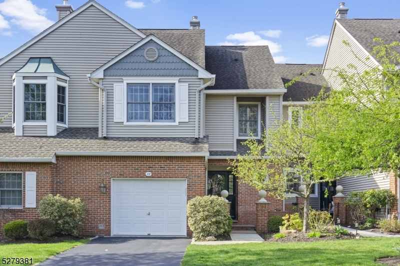 Welcome to this amazing townhome in a great sought after community in Roseland. You'll immediately be impressed with the sunlit open floor-plan with high ceilings, custom stone fireplace, hardwood floors, plantation shutters & gorgeous light fixtures. Enjoy the full gourmet kitchen w/ an island, open to the perfect dining-room and access to your own private deck. The 2nd level includes a luxury primary suite and large 2nd bedroom with an ensuite bath; both bedrooms have walk-in closets. Don't miss the attached garage with plenty of storage, a second fridge, first floor laundry room and a full finished basement, full bath and bonus room/office. The community offers an in-ground swimming pool and tennis/pickle-ball courts. All this is centrally located close to highways, shopping, schools, parks and much more!